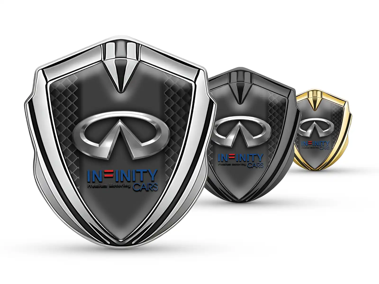Infiniti Emblema Guardabarros Insignia Minimal Esquema Estándar